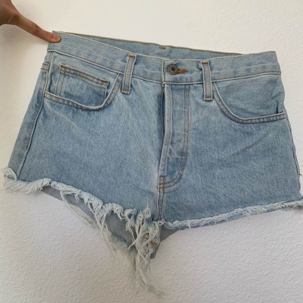 Brandy Melville High Waisted Denim Shorts